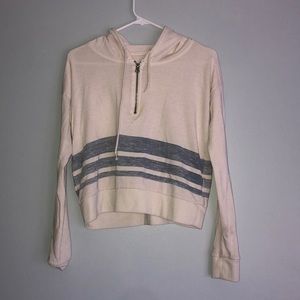 Beachy thin quarter zip hoodie